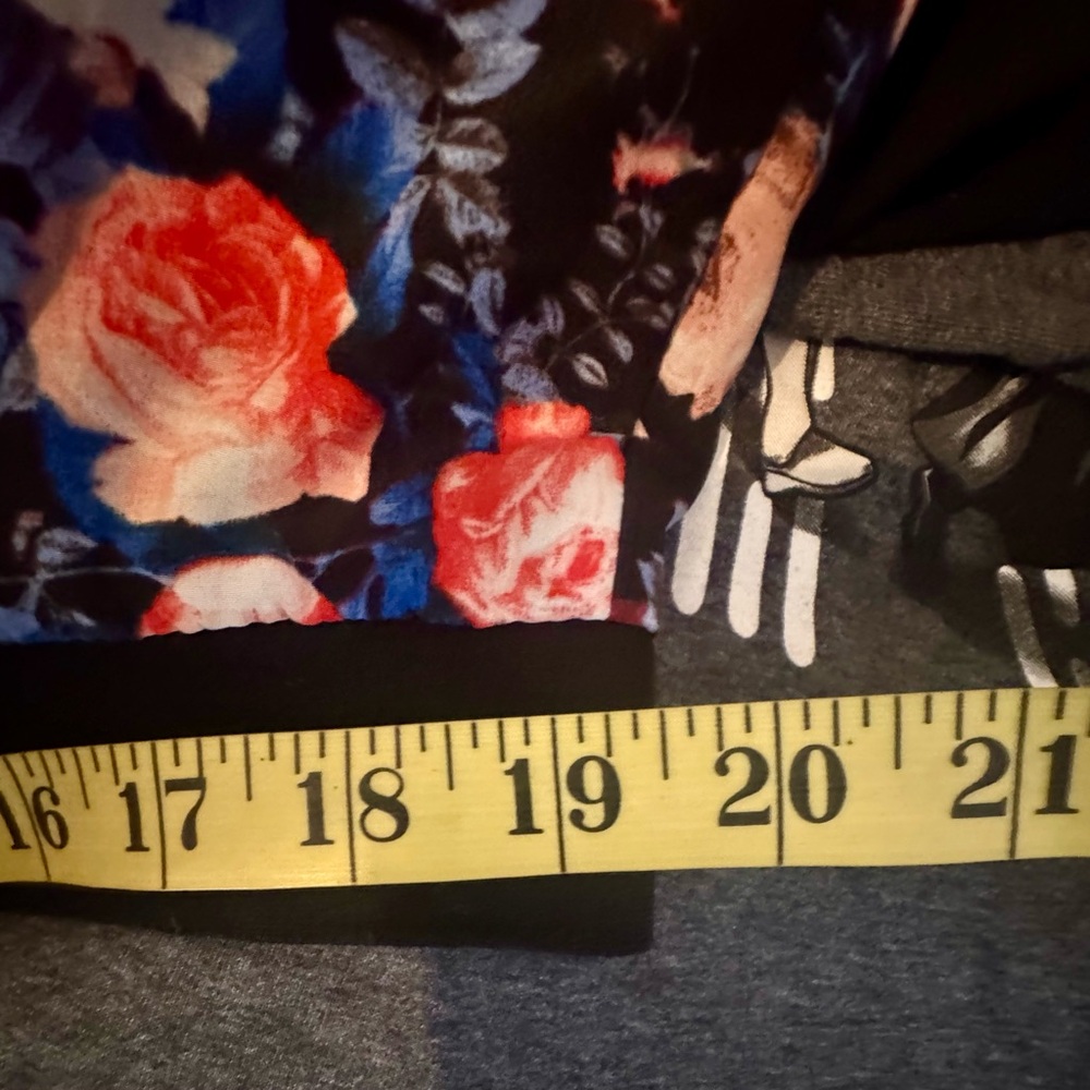 Floral Bomber Jacket - Black and Multicolor by J Cooper size Medium - Picture 7 of 8